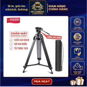 Chân Máy Ảnh, Máy Quay triopod Chính Hãng BoSheng D1810 180cm chắc chắn