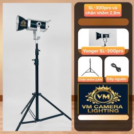 SL-300Pro và chân nhôm 2,8m