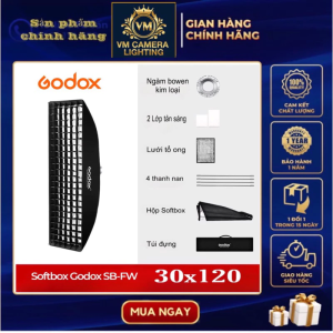Sofbox đánh ven 30x120 godox