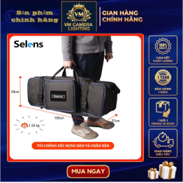 Túi chống sốc đựng đèn và chân 70cm, 110cm